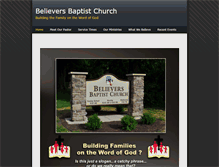 Tablet Screenshot of believersbaptistwarsaw.org